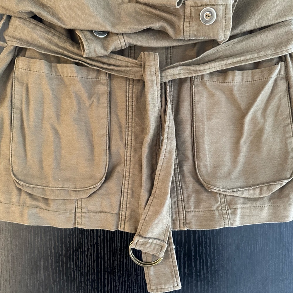 Free People Belted Wrapped Military
Jacket - Picture 6 of 11